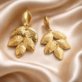 leave earrings