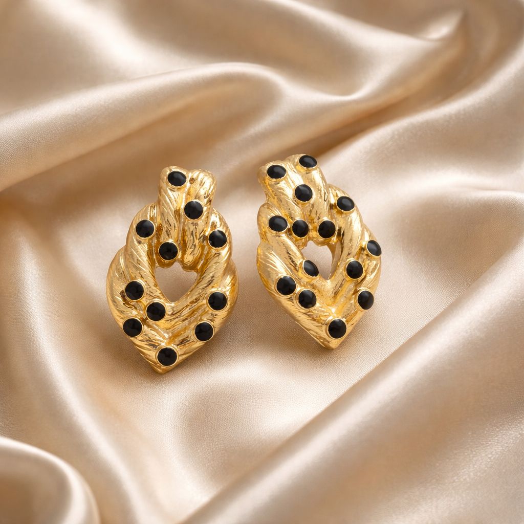 Black Goldy earrings