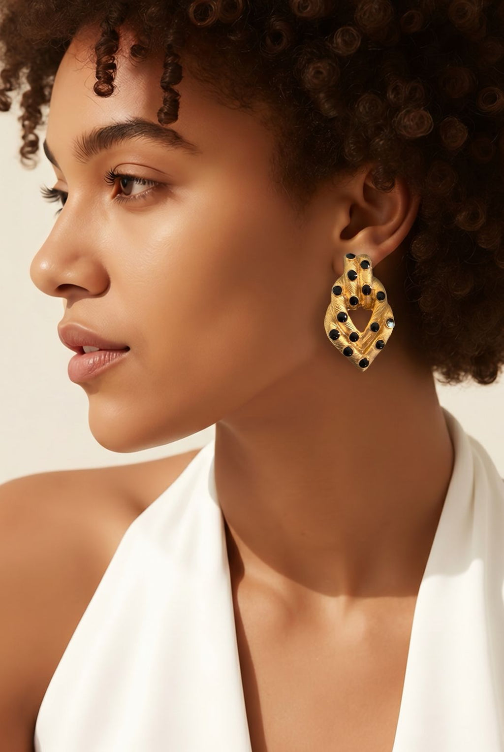 Black Goldy earrings