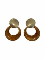 The Crimson Eclipse Drop Earrings