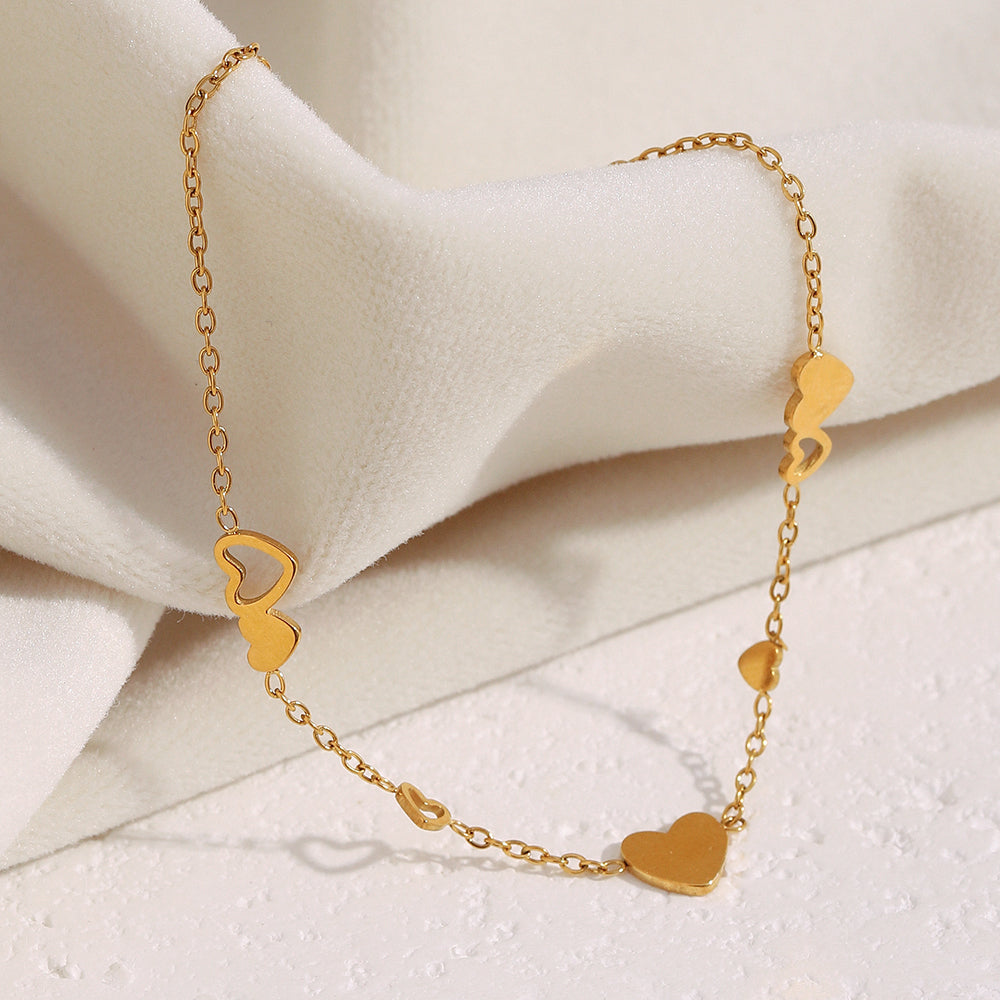 Dreamshow Dainty Heart Chain Bracelet