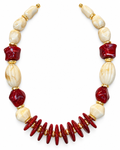 Red Velvet Statement Necklace