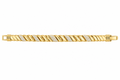 Twisted Gold Pavé Link Bracelet