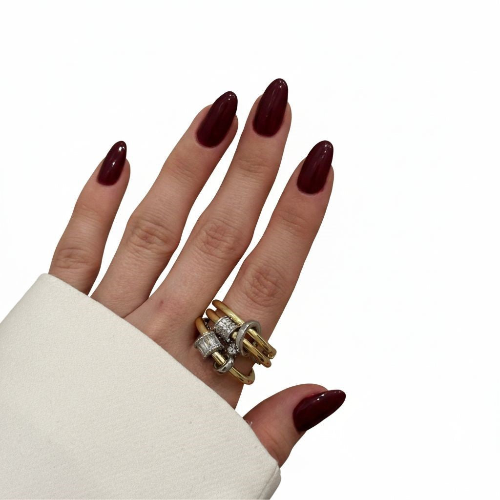 Golden Helix Drop Earrings