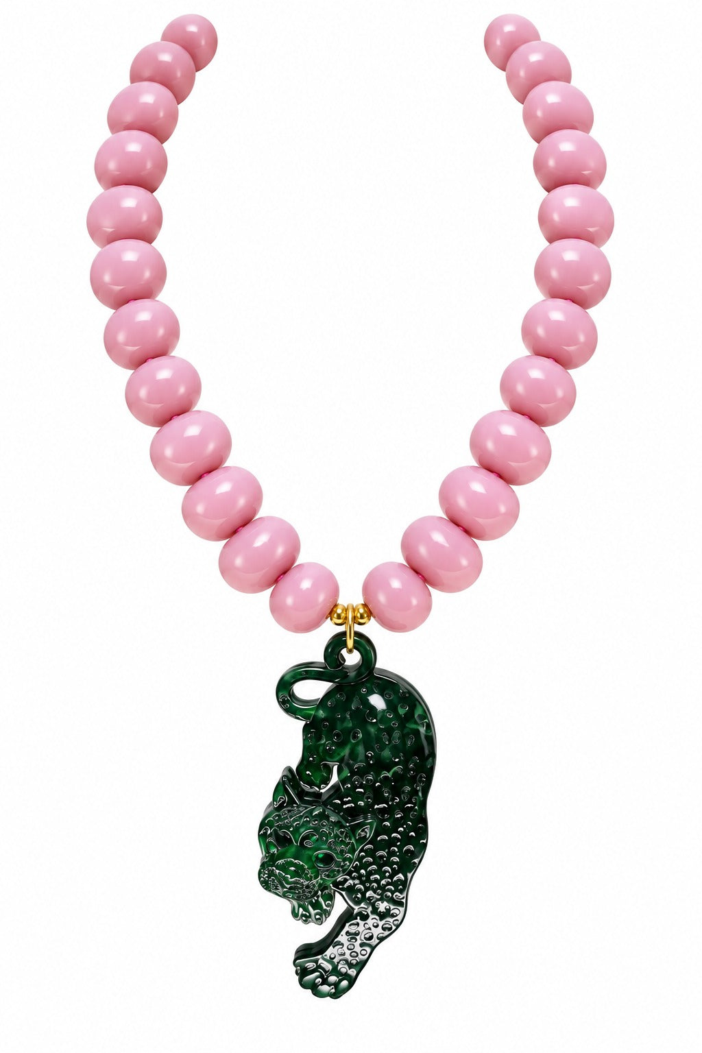 Wild Rose Leopard Necklace