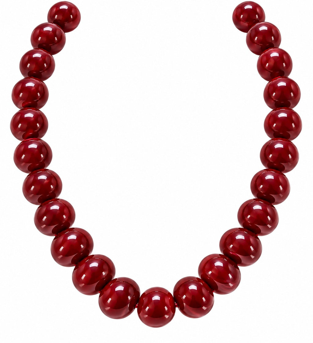 Red Velvet Necklace