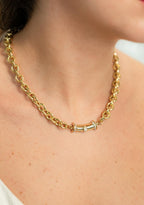 Cylindra Bar Necklace